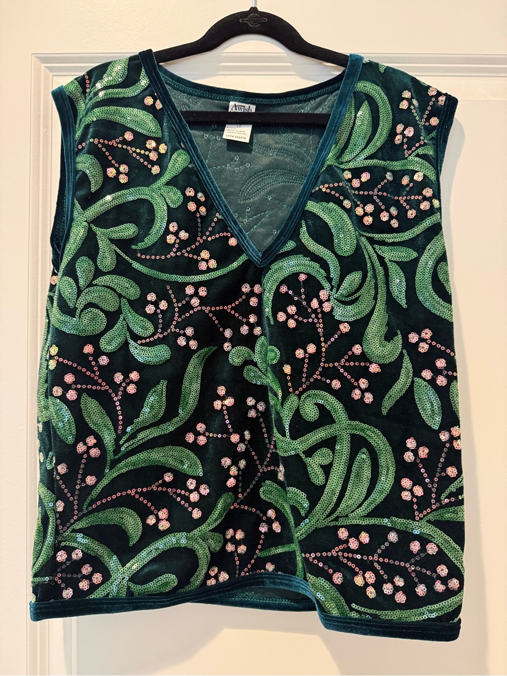 A Wish Come True “Wonderful Tonight” Guy Vest, Style 26373, Size LC